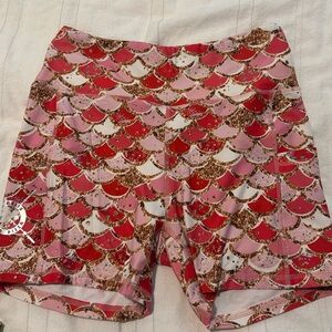 Barbells and Pizza, BBNP, size medium, mermaid print, retired